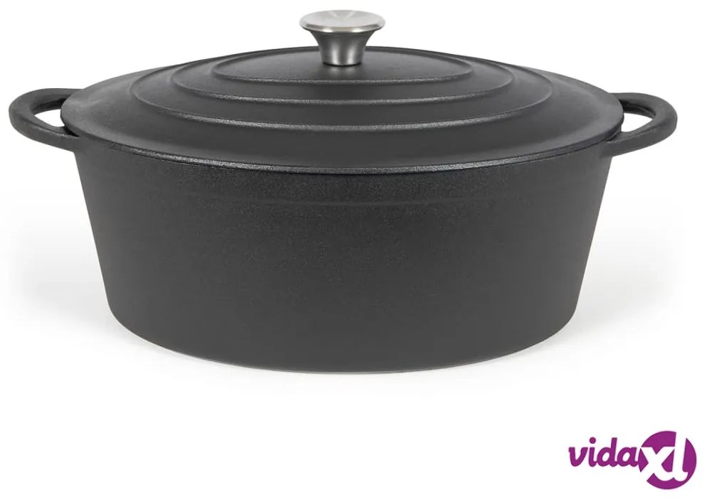 Livoo Casseruola Ovale 34 cm 7 L Nera