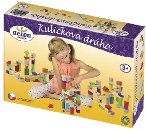 Detoa pista per biglie di legno