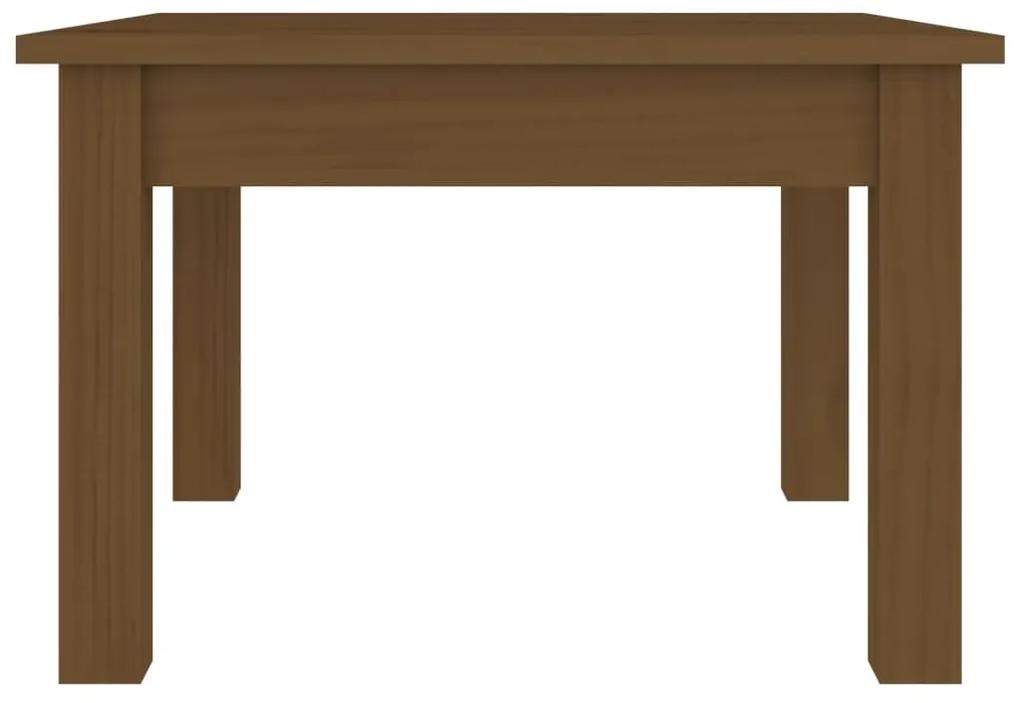 Tavolino da Salotto Miele 45x45x30 cm Legno Massello di Pino