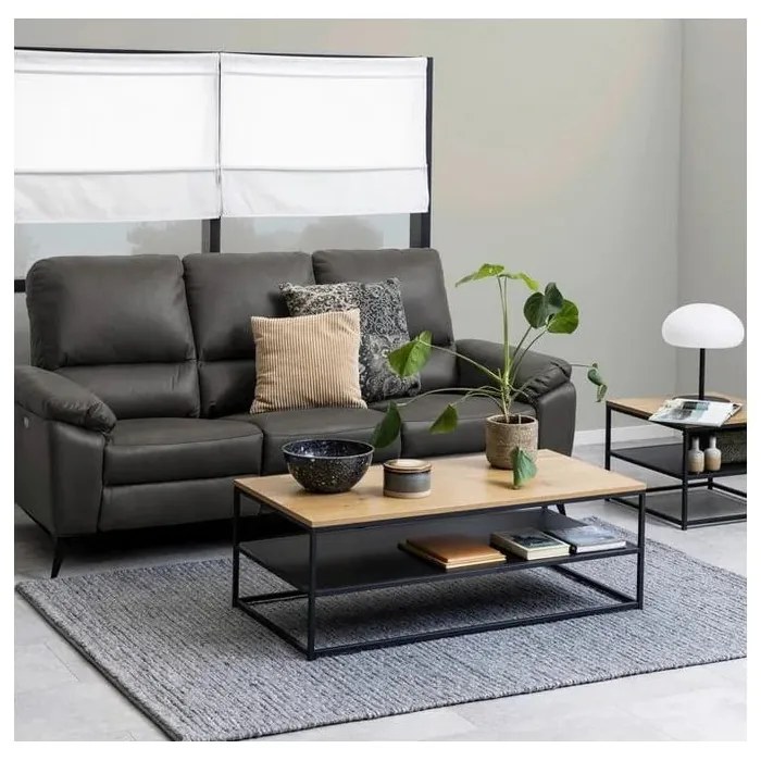 Tavolino nero 60x120 cm Gila - Actona