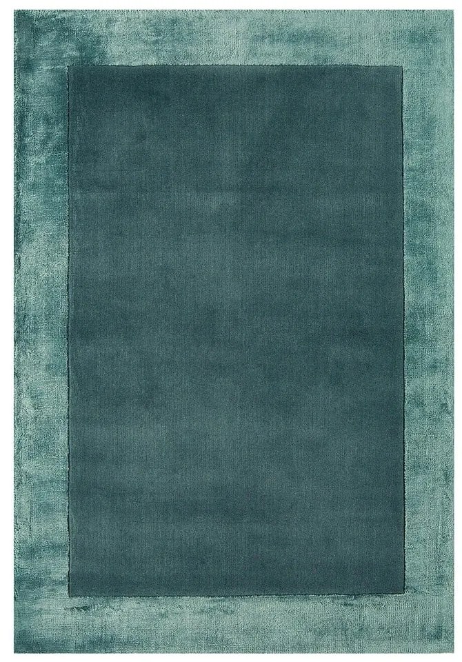Tappeto in misto lana tessuto a mano color petrolio 80x150 cm Ascot - Asiatic Carpets