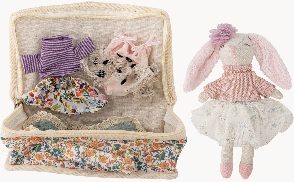Set bambola con borsa e accessori Milly 6 pz
