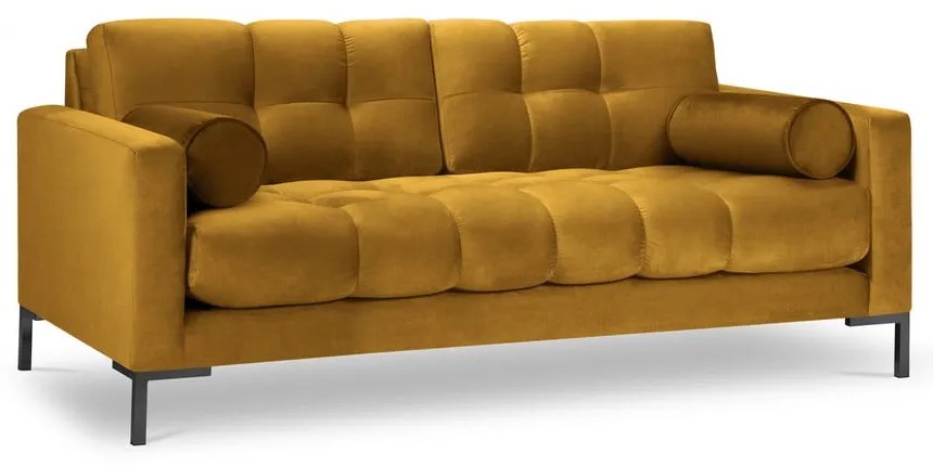 Divano in velluto giallo Bali - Cosmopolitan Design