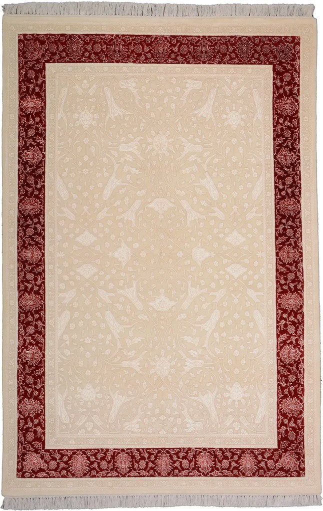 Tabriz Tappeto orientale 240 x 170 Beige (Indian) Annodato A Mano