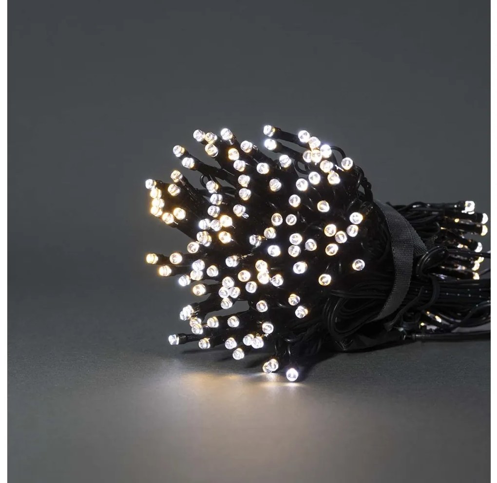 Nedis WIFILX02W100- Catena di Natale LED 100xLED/8 funzioni 15m IP65 Wi-Fi Tuya