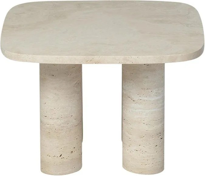 Tavolo contenitore in pietra 52x52 cm Volos - Blomus