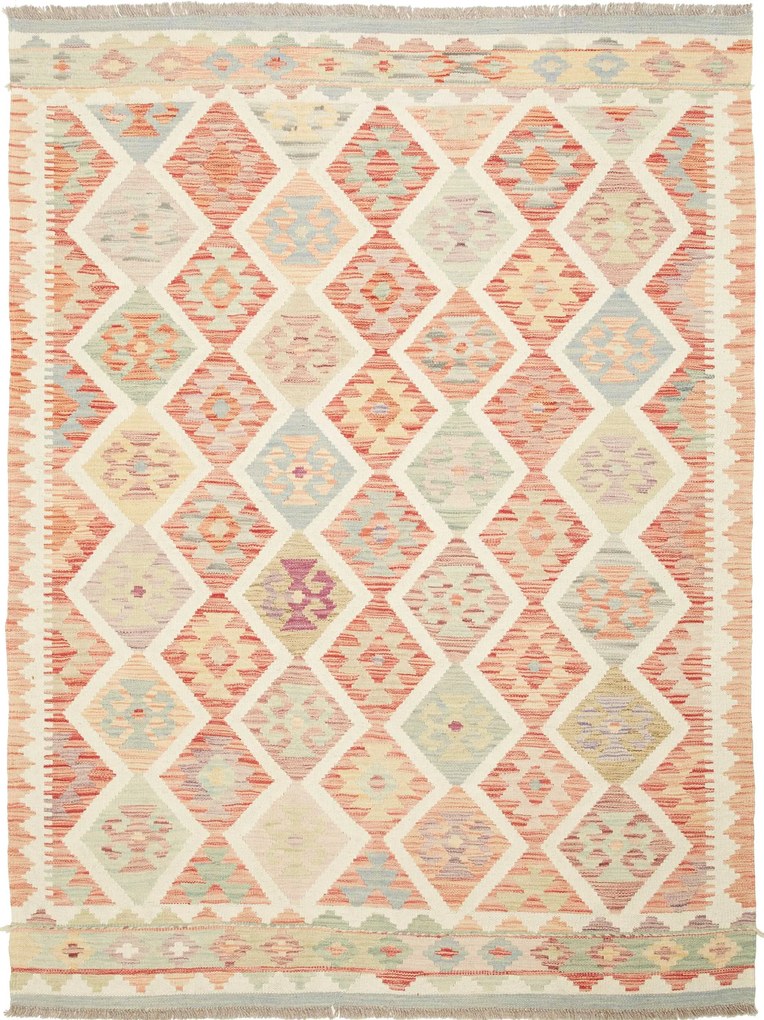 Kilim Tappeto 200x150 (Pakistan) Tessuto A Mano