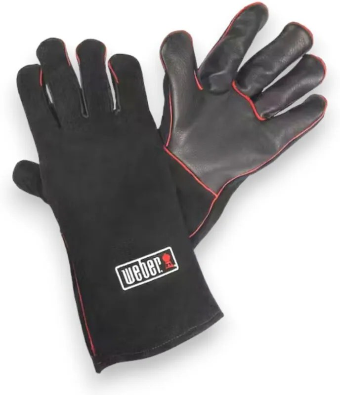 Guanti in cuoio per barbecue taglia unica l/xl Weber