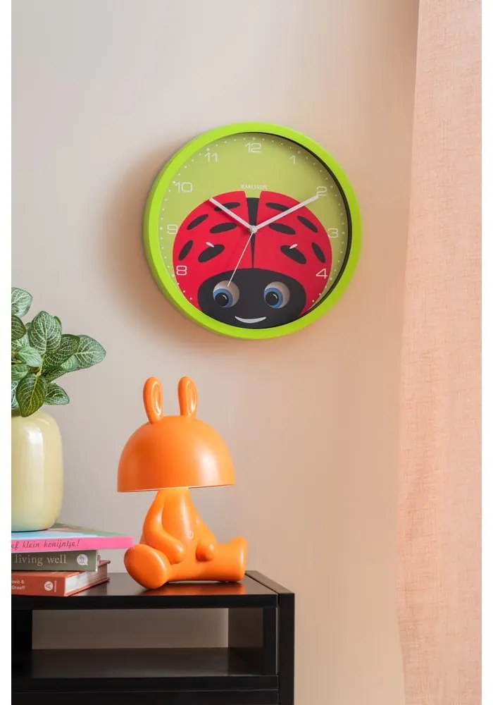 Orologio per bambini ø 31 cm Peekaboo Ladybug - Karlsson