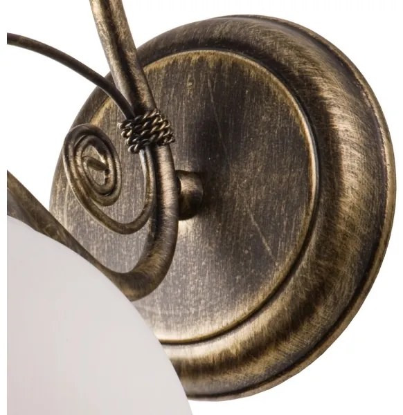 Applique RETRO II 1xE27/60W/230V oro patina