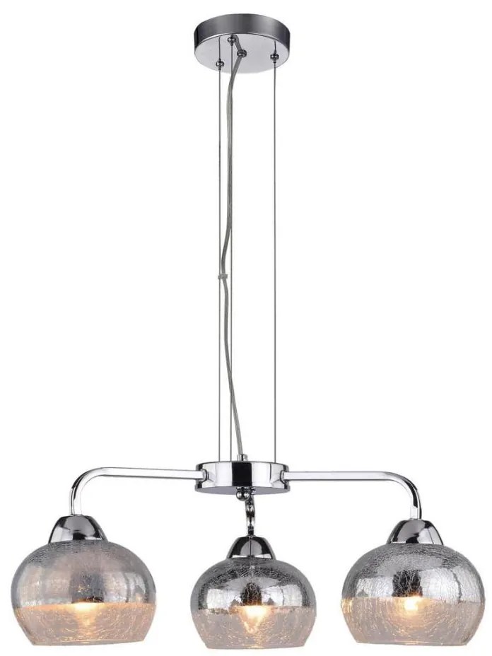 Lampadario su filo CROMINA 3xE27/60W/230V