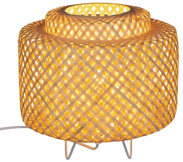 Atmosphera - Lampada da tavolo LIBY 1xE27/40W/230V bambù