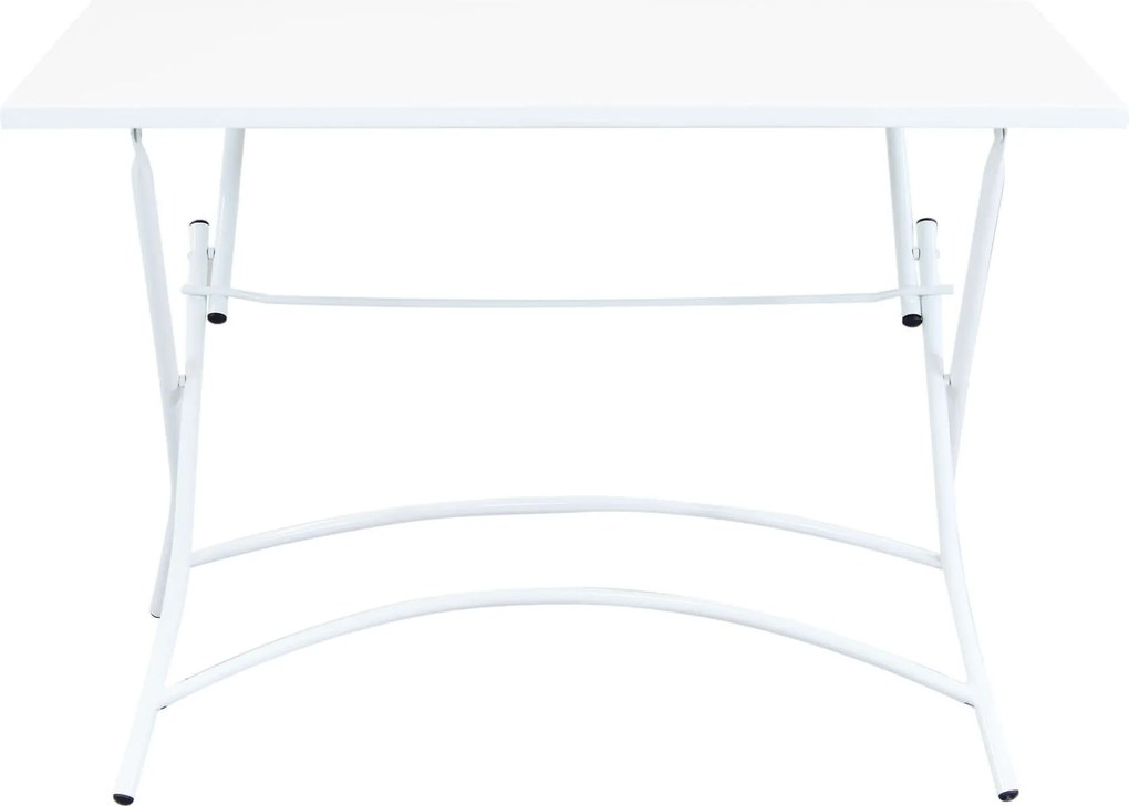 ROMANUS - set tavolo in metallo cm 110 x 70 x 72 h con 4 poltrone Romanus