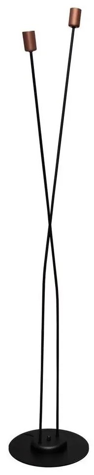 Piede lampada HARVARD 2xE27/15W/230V rame