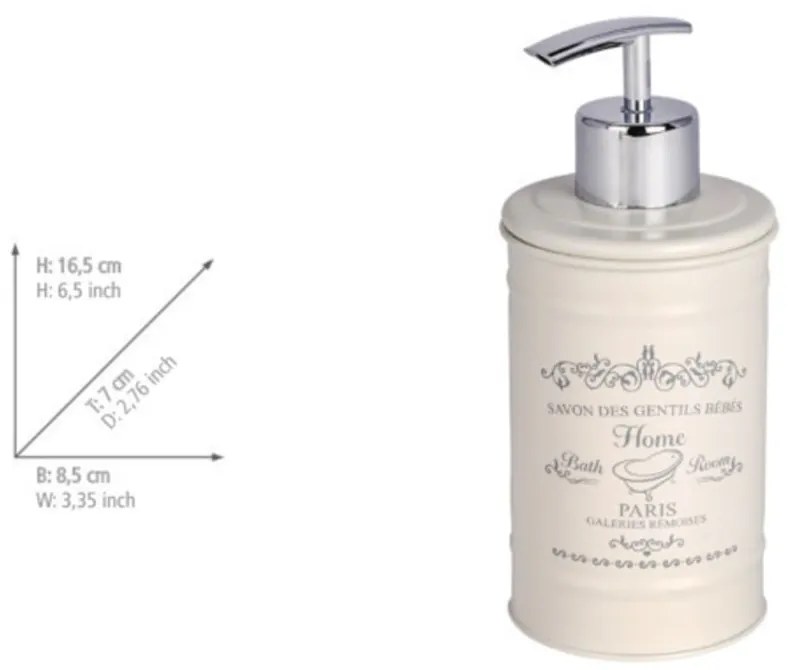 Distributore di sapone beige Home - Wenko
