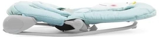 Chicco - Sdraietta vibrante per bambini con melodia BALLOON Froggy 2xAA + 1xLR20 blu