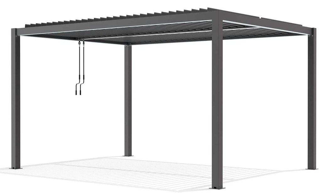 NIMBUS - pergola bioclimatica in alluminio 3x4