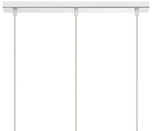 Lampadario a sospensione con filo ARMIN 3xGU10/10W/230V cromo lucido