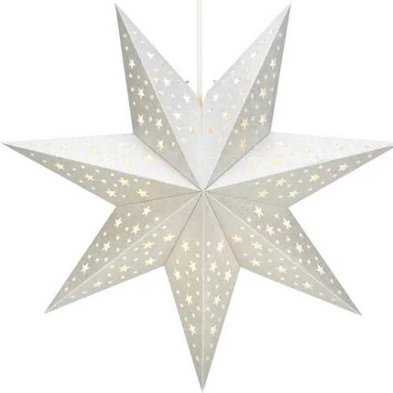 Markslöjd 704416 - Decorazione di Natale SOLVALLA 1xE14/25W/230V argento 45 cm