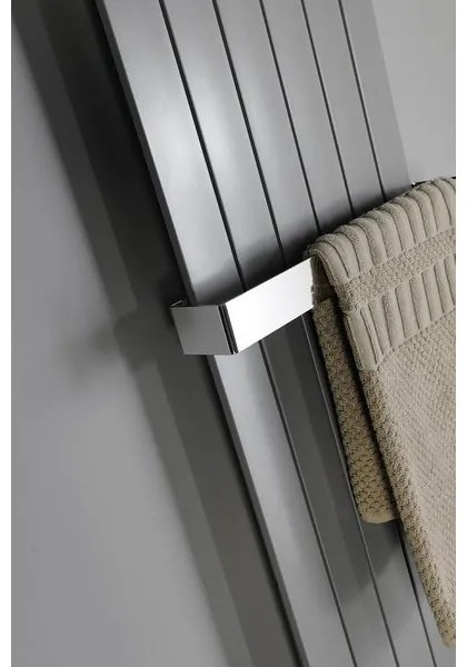 Sapho - Portasciugamani a parete COLONNA 8x34 cm in acciaio inox lucido