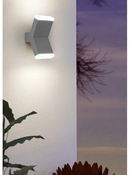 Eglo 96706 - Applique a LED CANTZO 2xLED/4W/230V grigio