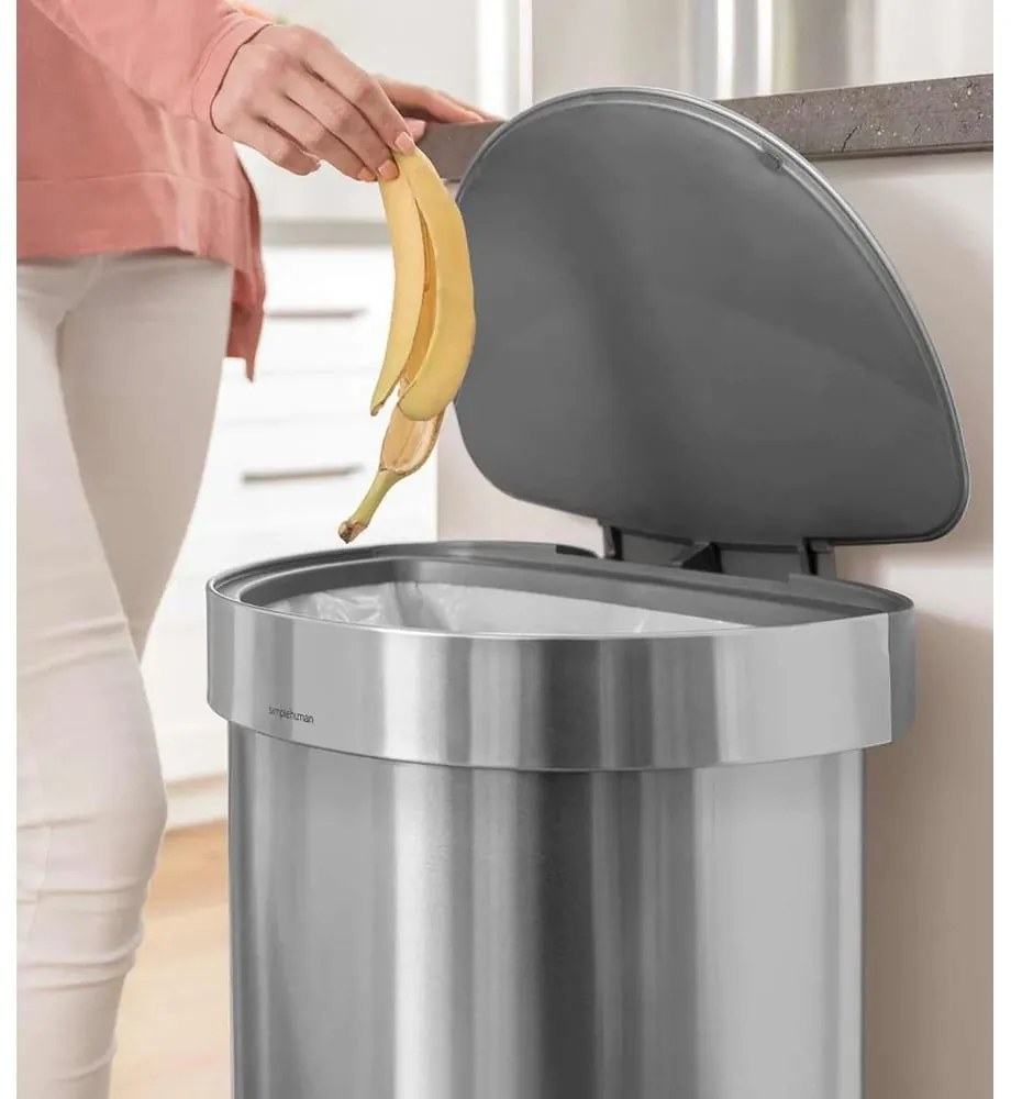 Bidone a pedale in acciaio inox 45 l - simplehuman