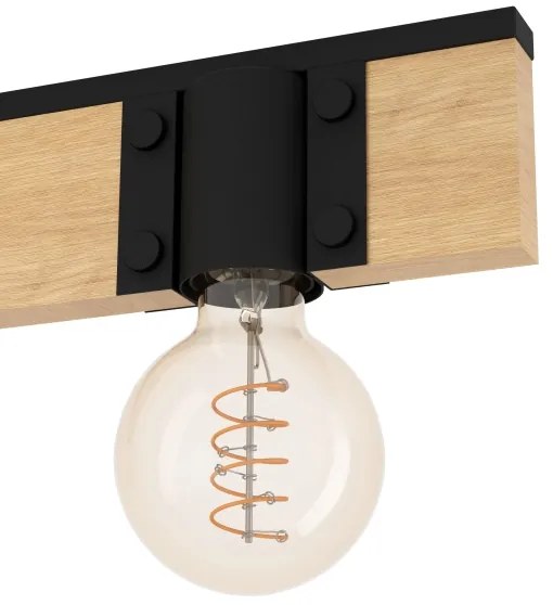 Eglo 43902 - Lampadario a sospensione con filo BAILRIGG 4xE27/40W/230V