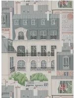Manuel Canovas Carta da parati Les Toits de Paris - Ardoise