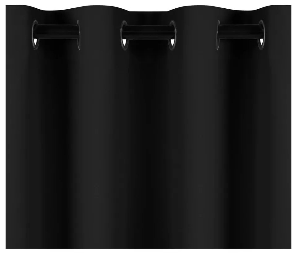 Tenda termoisolante/parzialmente oscurante nera 140x245 cm Kierra – Restilo