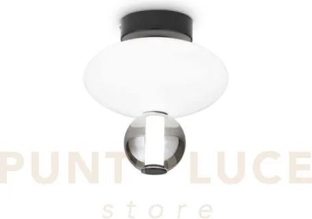 Lumiere lampada da soffitto led 3000k 18w  2250 lm  in metallo e vetro