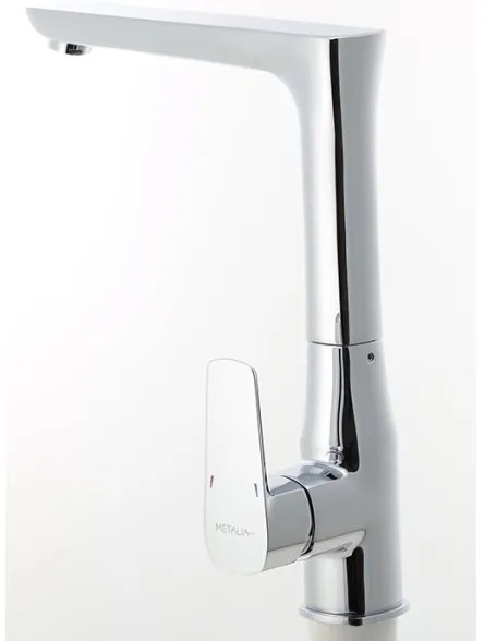 Novaservis - Miscelatore per lavello METALIA, finitura cromo lucido