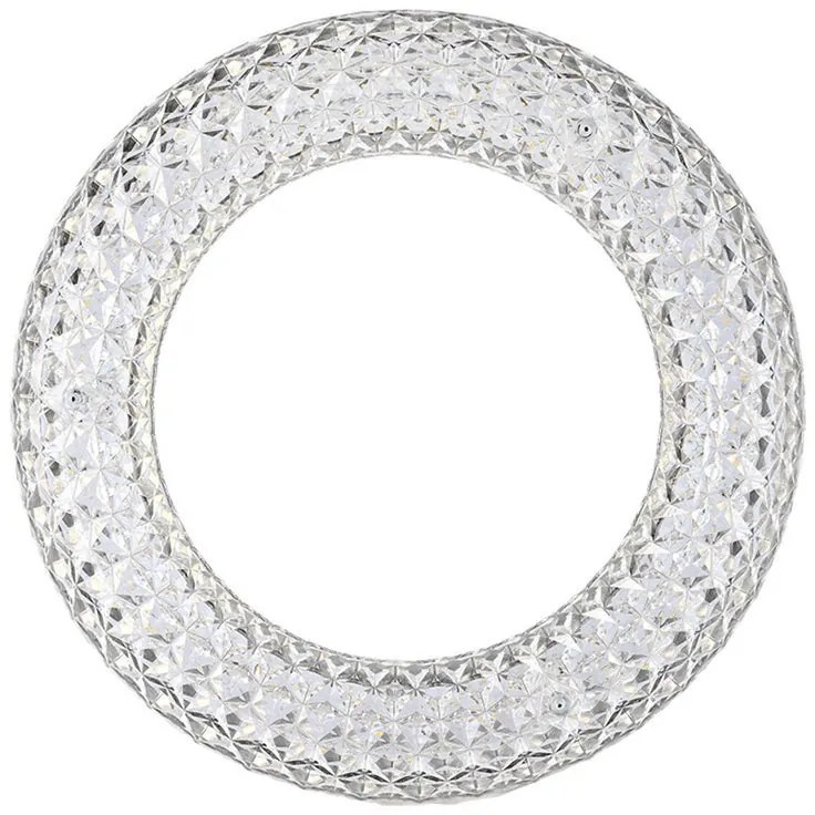 Plafoniera LED neoclassico Janet, bianco Ø 49 cm, luce naturale NOVECENTO