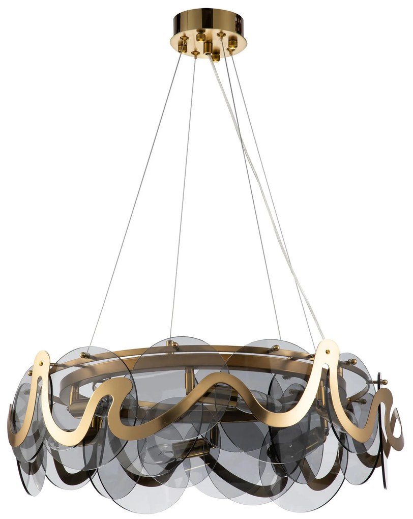 Lampada da soffitto APP1545-8CP Brush Gold / Grey