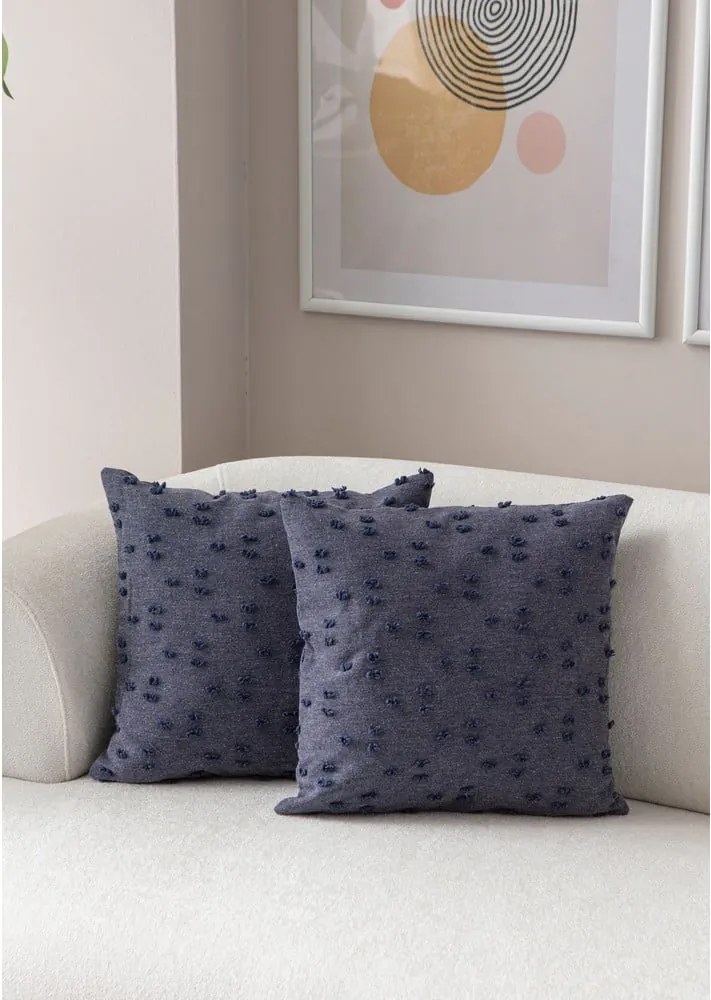 Federe decorative in set 2 pz 43x43 cm Tuffet – Mioli Decor