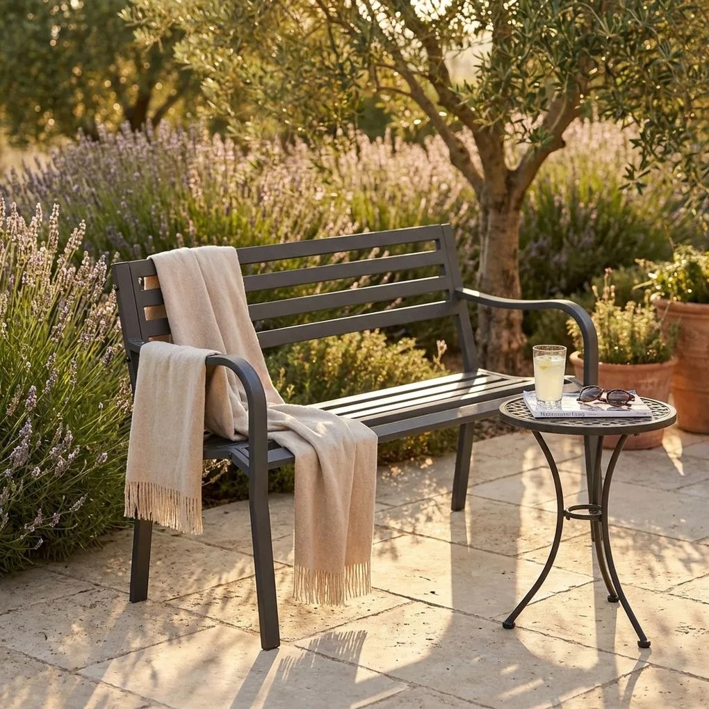 AELANA - panchina da giardino 2 posti in ferro