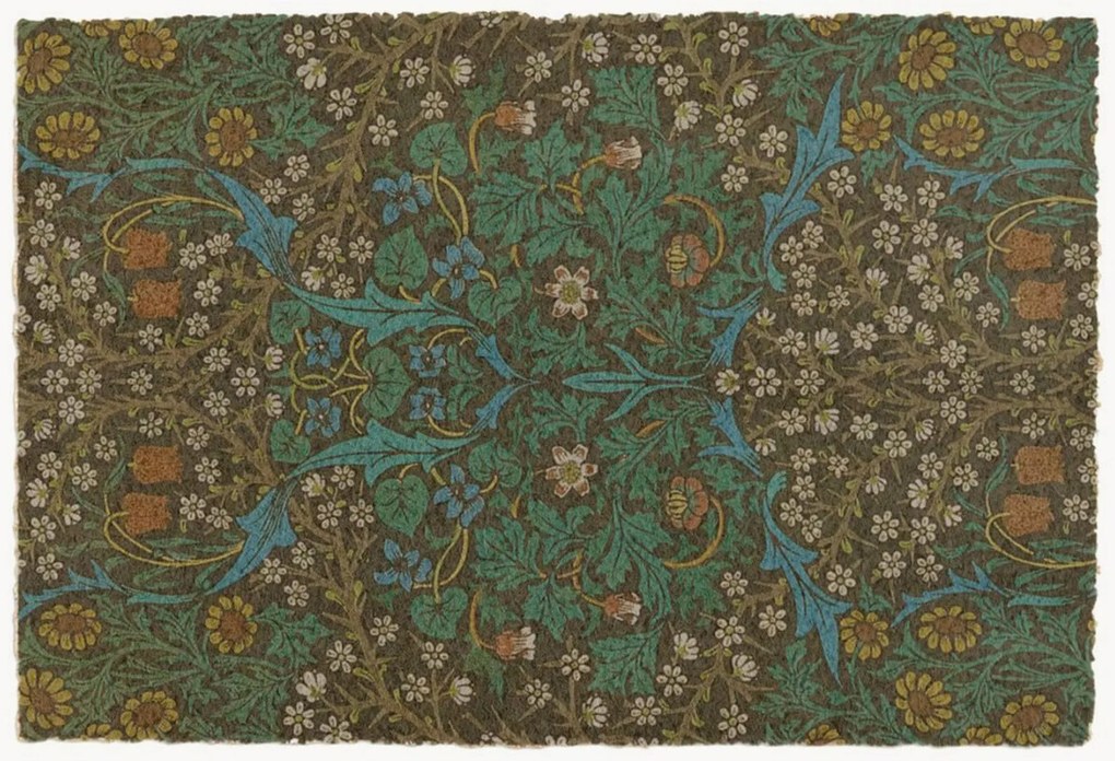 Zerbino in cocco fatto a mano William Morris