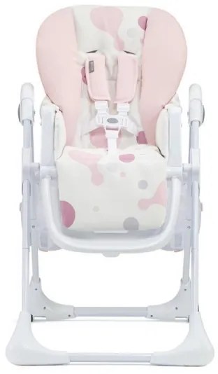 KINDERKRAFT - Sedia da pranzo per bambini YUMMY rosa/bianco