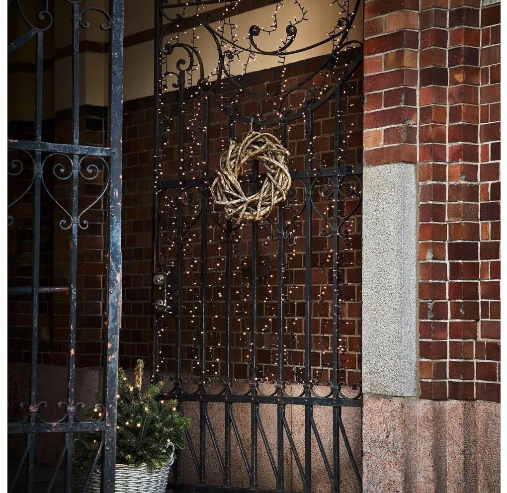 Eglo 410833 -LED Catena natalizia da esterno CRISPY ICE 540xLED 11,9m IP44 bianco caldo