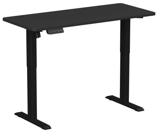Altezza regolabile scrivania LEVANO 140x60 cm nero