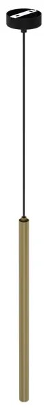 Lampadario a sospensione con filo YORU 1xG9/8W/230V 50 cm ottone