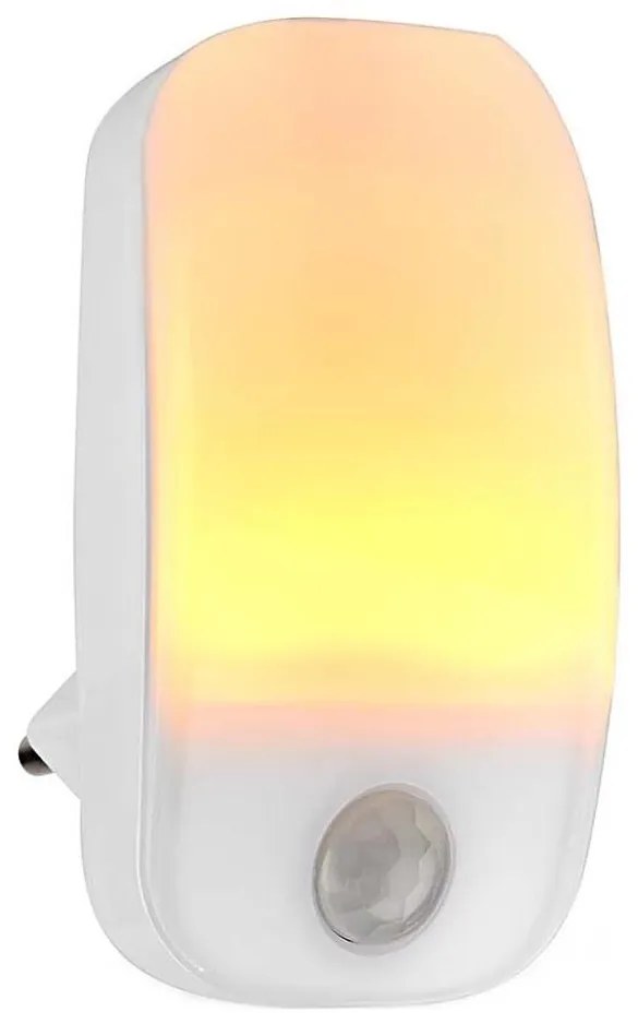 Nedis LNLW10WT - LED Luce di orientamento con sensore LED/0,55W/230V