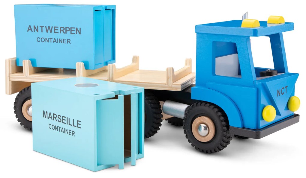 Camion in legno con due container - Harbor Line