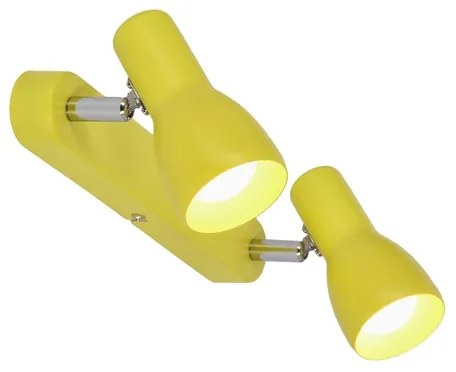 Luce Spot PICARDO 2xE14/40W/230V giallo