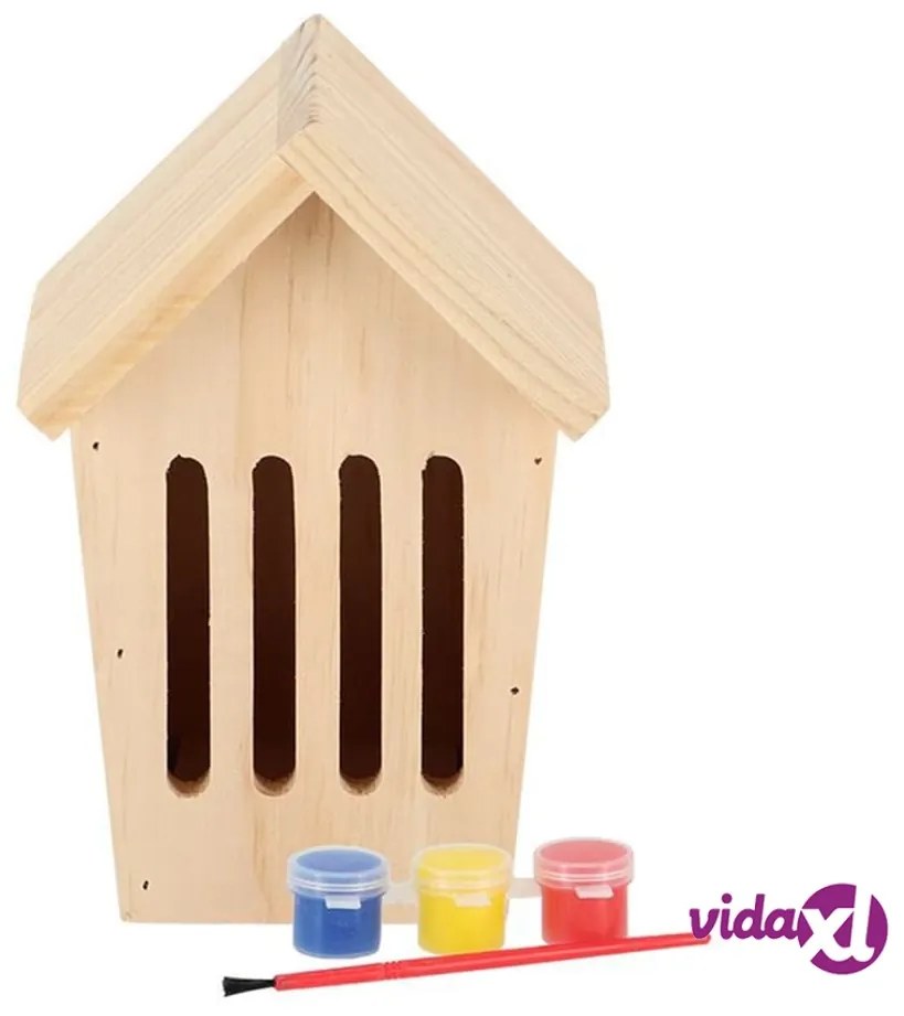 Esschert Design Casetta per Farfalle Fai da Te con Vernice