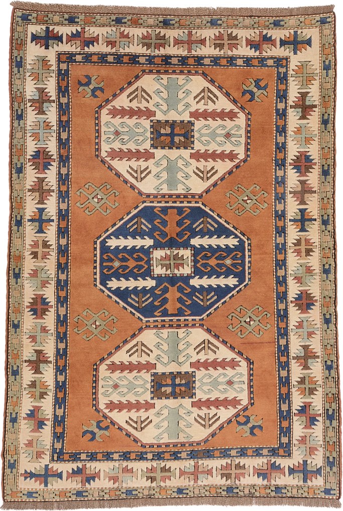 Kars Tappeto orientale 150x220 (Tacchino) Annodato A Mano