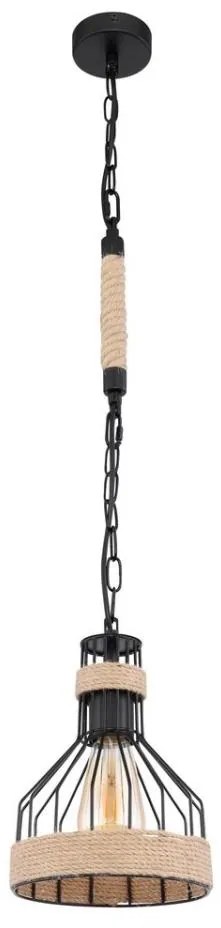 Globo 15675H - Lampadario su catena HALIA 1xE27/60W/230V