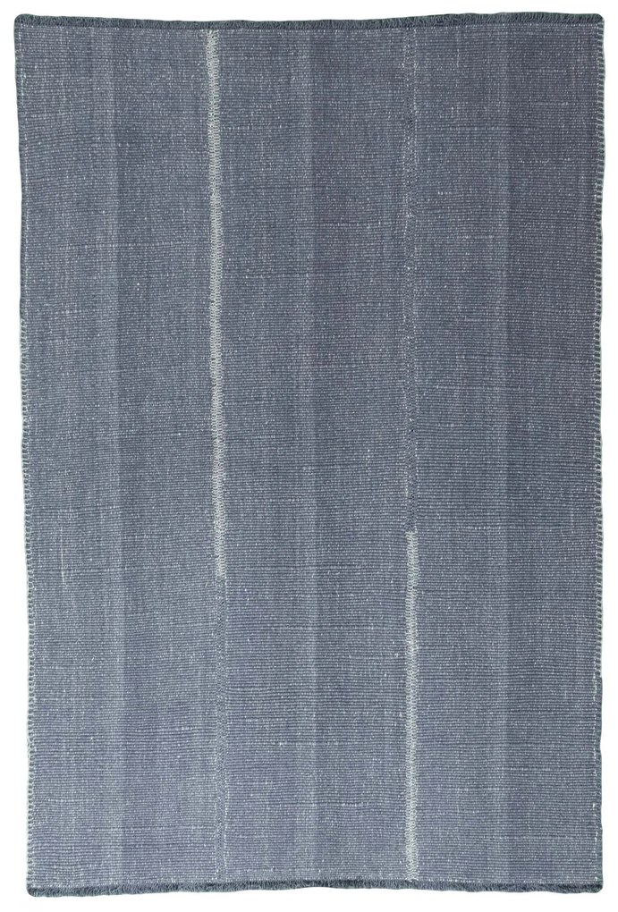 Kilim Tappeto 250x170 Blu (Iran) Tessuto A Mano