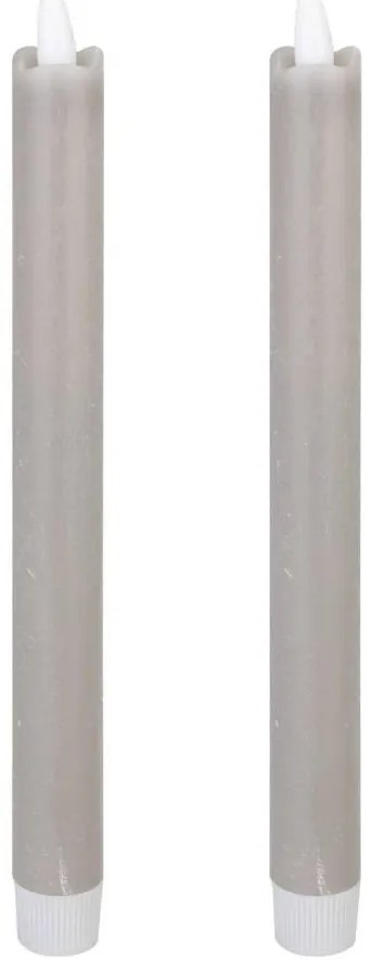 Eglo 422222 - SET 2x LED Candele ANDRAFIABE LED/1xAAA 24,5 cm grigio
