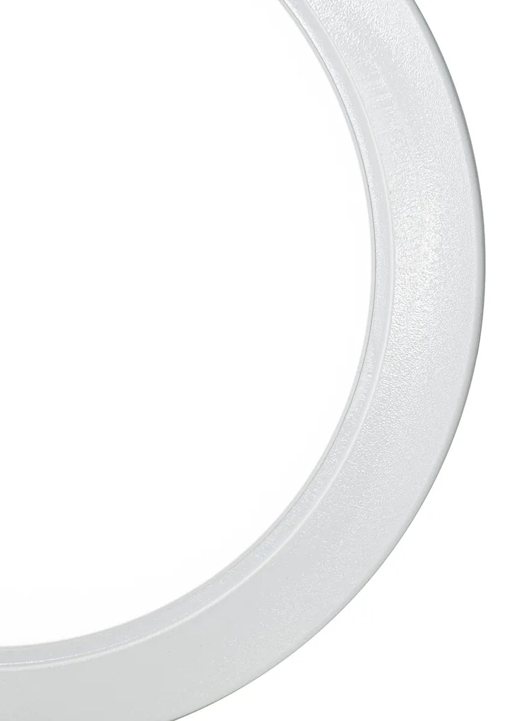 Set di 6 faretti da incasso bianchi 14,5 cm con LED regolabile in Kelvin con interruttore DIP - Stephanie