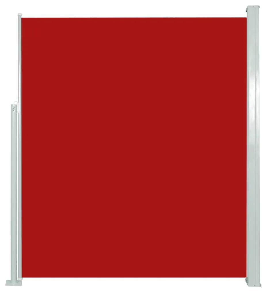 Tenda Laterale Retrattile per Patio 160x300 cm Rossa